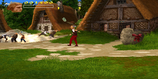 Asterix & Obelix Take on Caesar (Europe) background