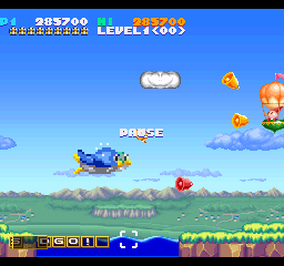 Jikkyou Oshaberi Parodius - Forever with Me (Japan) background