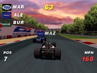 Formula One Arcade background