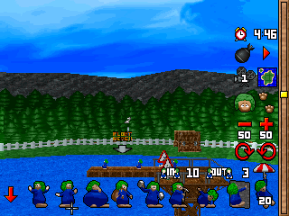 3D Lemmings background